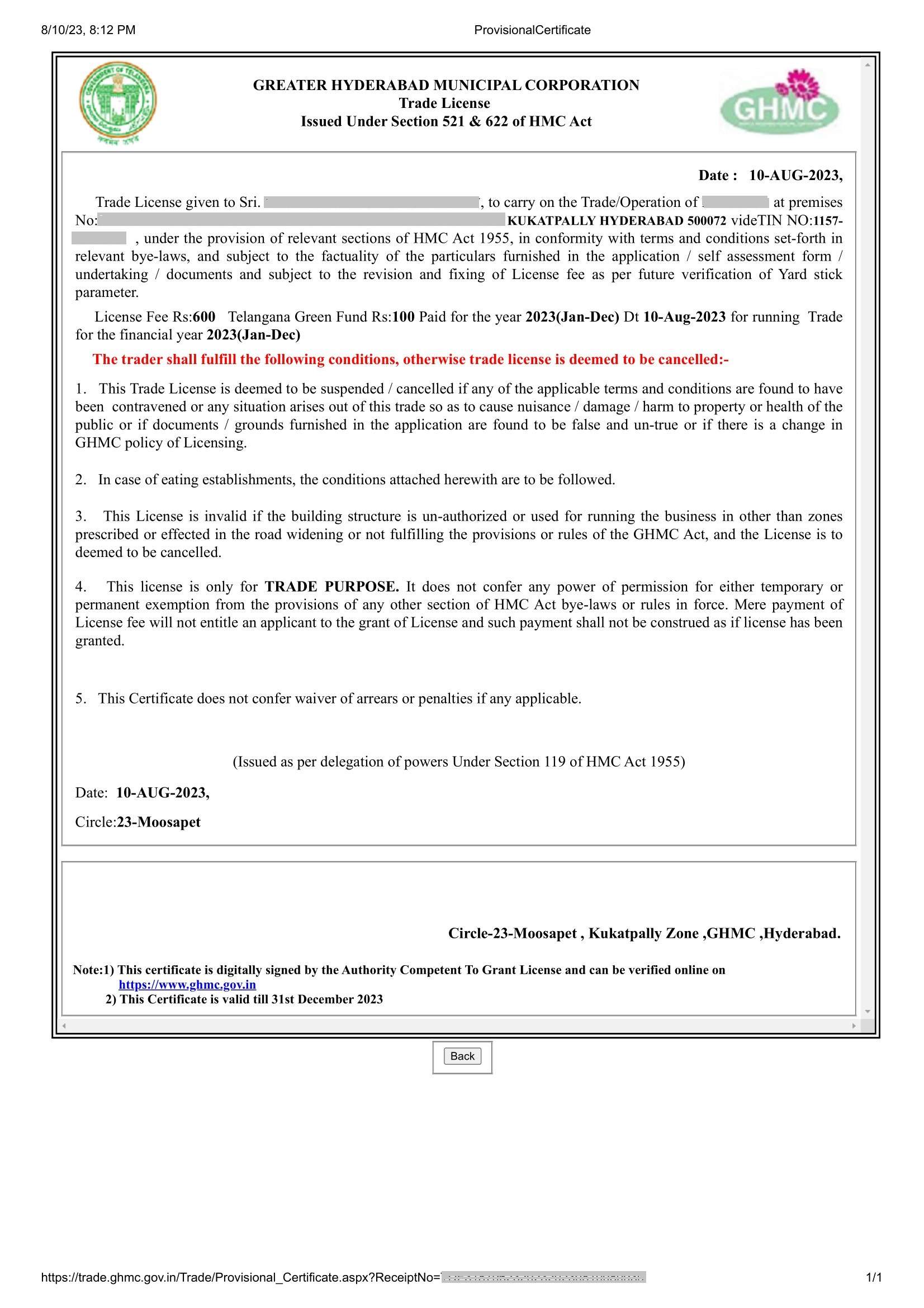 Trade Licence Registration : Process, Benefits, and Documents