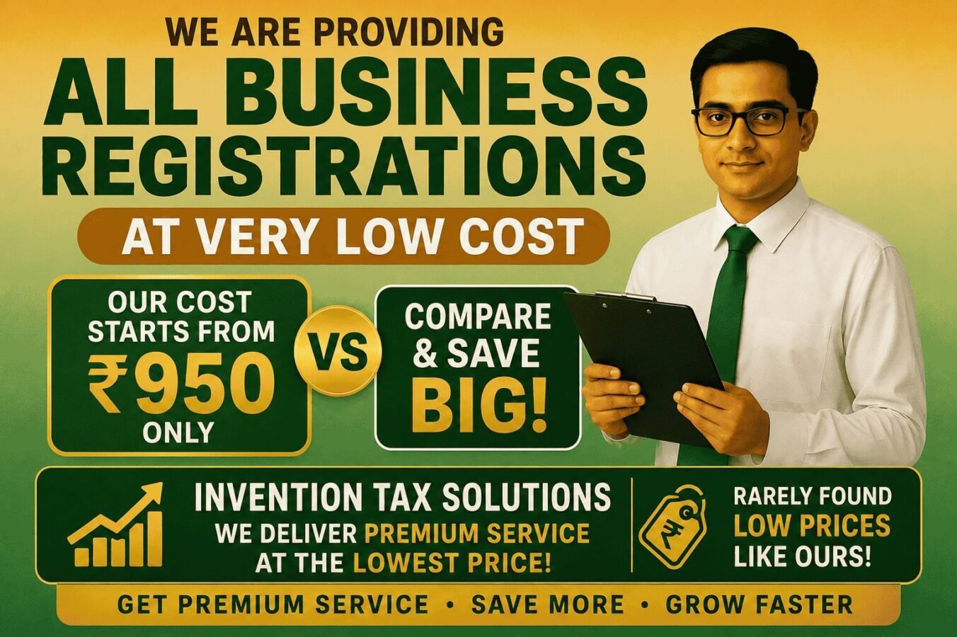 Low Prices for company registrations in Hyderabad